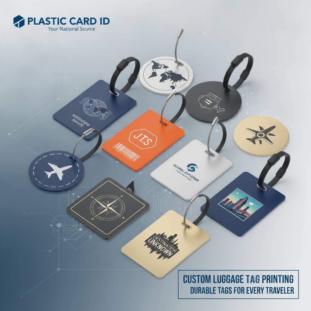 Welcome to Plastic Card ID: Your National Source for Custom Luggage Tag Printing