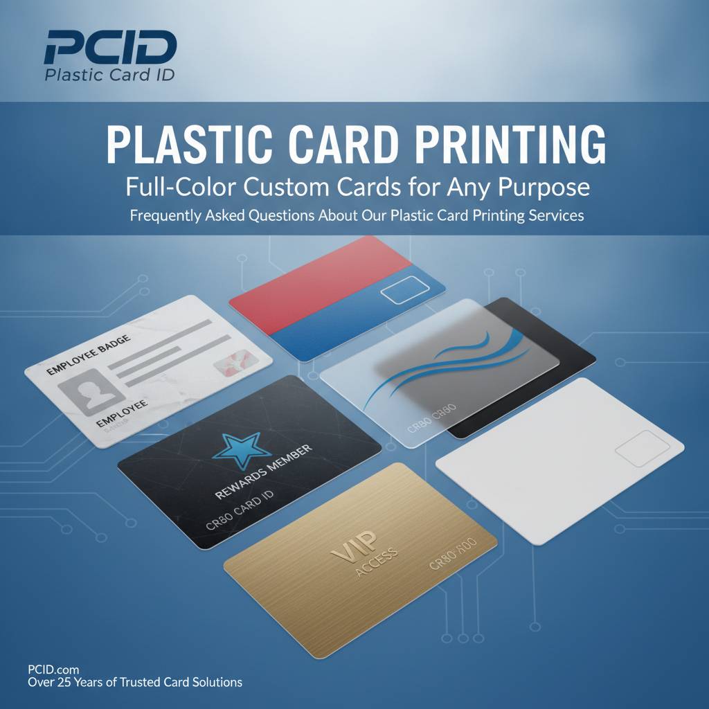 Frequently Asked Questions About Our Plastic Card Printing Services