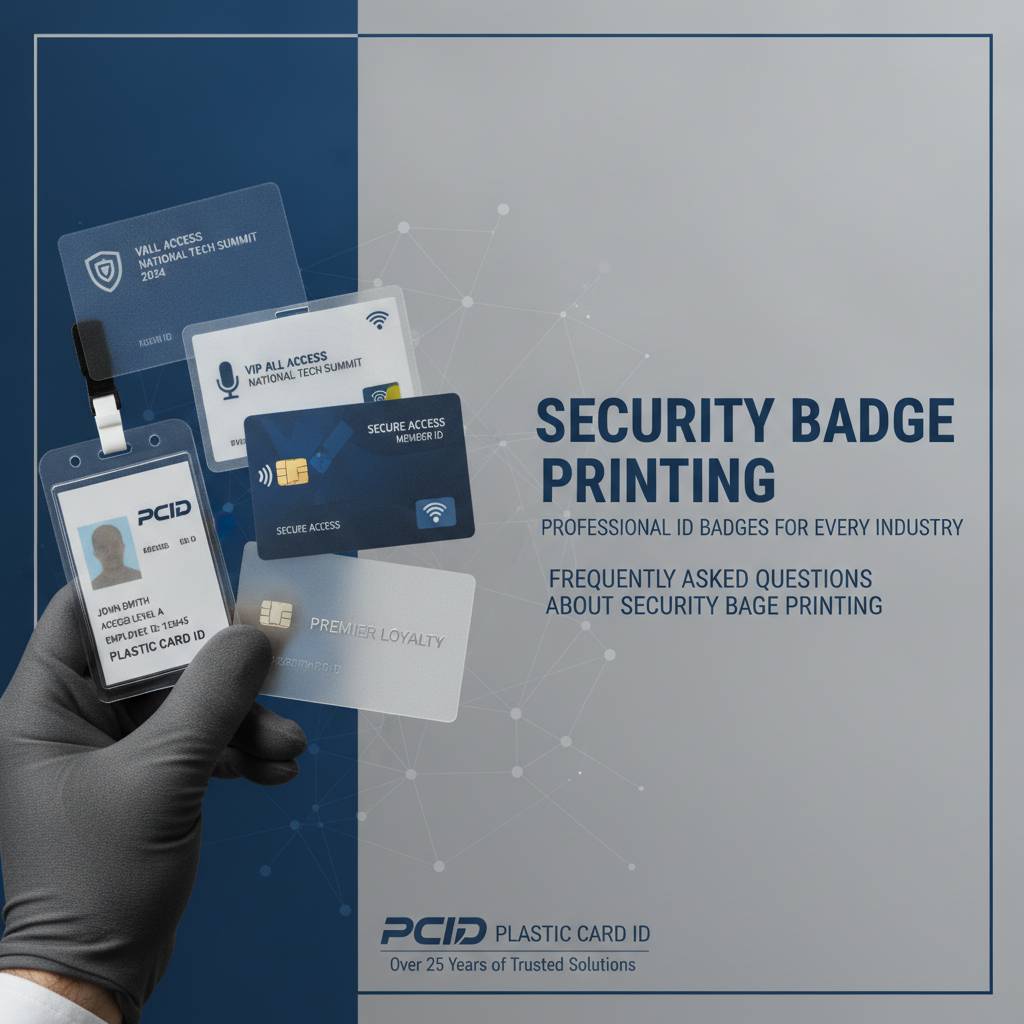 Frequently Asked Questions About Security Badge Printing